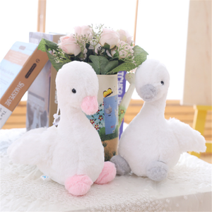 Adorable Peluche Colombe Blanche Moelleuse, Jouet en Peluche Doux en Forme de Petit Oiseau, Décoration de Mariage et de Maison, Cadeau pour Enfants - Product Image 2