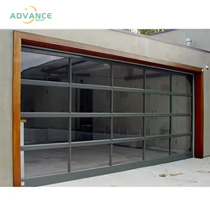 ADVANCE fabricante venta al por mayor <span class=keywords><strong>control</strong></span> remoto seccional superior sin marco aluminio espejo vidrio puertas de garaje con precio barato - Product Image 6