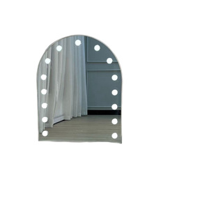 Miroir de maquillage LED arqué de forme ovale avec éclairage LED pour les mariages et les studios photo - Product Image 5