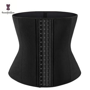 Fajas Reductoras <span class=keywords><strong>de</strong></span> Cintura <span class=keywords><strong>de</strong></span> Látex Transpirable para Mujer, 5 Colores, Corsé Moldeador <span class=keywords><strong>de</strong></span> Cintura con 4 Varillas <span class=keywords><strong>de</strong></span> Acero, Tallas Grandes - Product Image 1