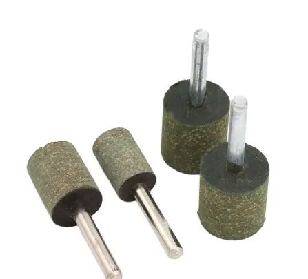 2.35 mm/3.0 mm/6mm iron handle t-shaped cylindrical cone abrasive sesame rubber elastic metal stone polishing head