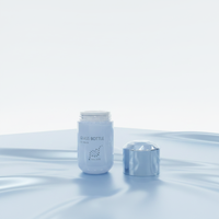 Bouteille de stockage en verre vide de 130 ml avec récipient intérieur pour capsules de soin de la peau, pilules et crème corporelle, logo personnalisé/OEM/vente en gros