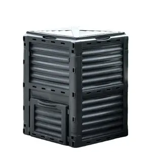 Factory Directly Cheap Outdoor Garden Compost Bin Easy Assemble Durable Composter Plastic Composteur De Jardin