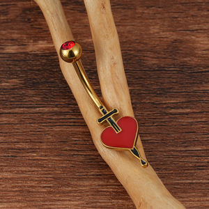 ห่วงเจาะออยล์ทำจากสแตนเลส316สุดฮอตสำหรับผู้หญิงห่วงเจาะร่างกายแบบห้อย - Product Image 3