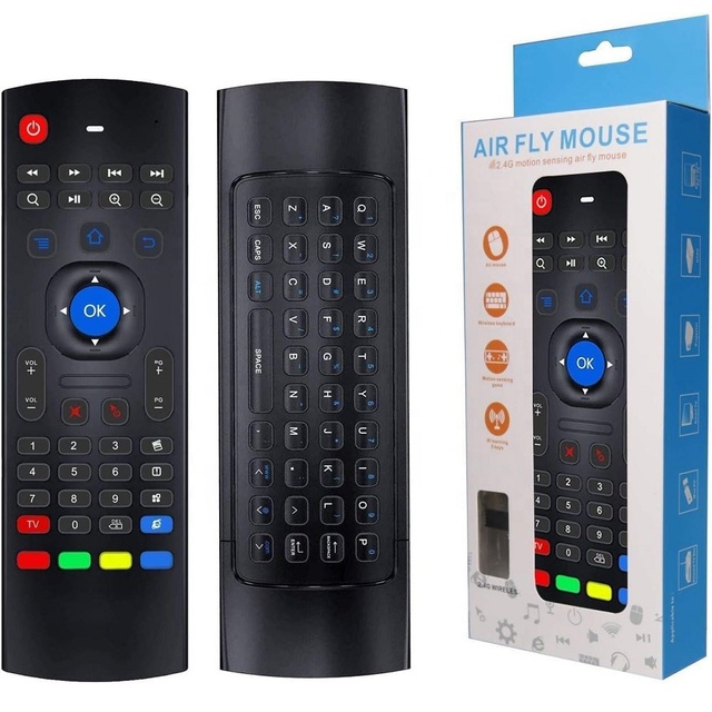 2.4G MX3 Pro Air Mouse Remote WL Mini Keyboard Universal Control with IR Learning Use for Android TV Box Smart TV Projector