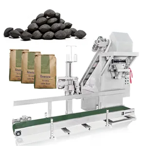 Automatische 20kg 25kg 30kg Kohle klumpen Holzkohle briketts Verpackungs maschine für Holzkohle