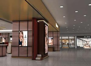 Wood <strong>Shelving</strong> for Perfume Store <strong>Glass</strong> Perfume Display <strong>Cabinet</strong> With LED Light Perfume Shop Interior Design - Product Image 4