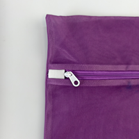 Sacs à linge en polyester réutilisables sur mesure, grande capacité, épais, anti-déformation, avec fermeture éclair pour machine à laver