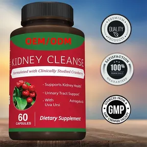 60 Vegetarian Capsules Premium Kidney Cleanse Supplement For Healthy Kidneys Urinary Tract