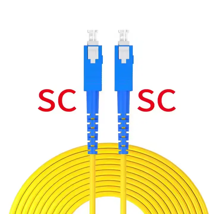 Tanghu Comunicación Estándar SM 9/125 G652D/G657A SC a SC UPC/APC 2,0mm/3,0mm Cable de conexión de fibra óptica
