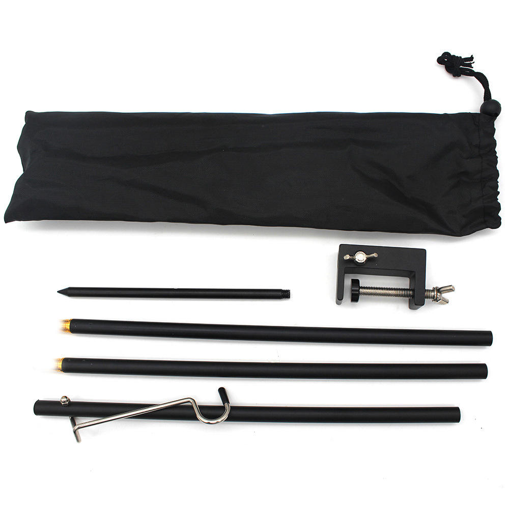 ตะขอเดี่ยวสีดำ (พร้อมถุงใส่หมุด)