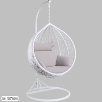Fauteuil suspendu en forme d'œuf double personnalisable, fauteuil suspendu en forme d'œuf double, nid d'oiseau, fauteuil suspendu en rotin pour jardin, fauteuil suspendu pour bébé, cocon