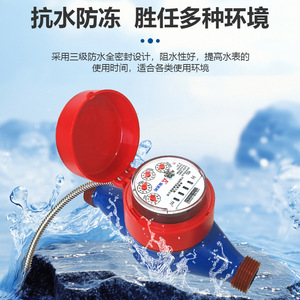Emeco Optoelectronics Digital Water Meter DN20 Threaded Connection IP65 Metal Body Remote Reading - Product Image 5