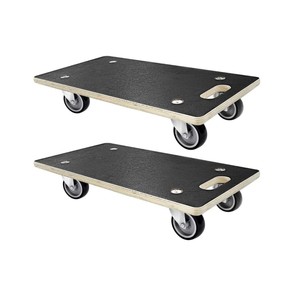 भारी शुल्क लकड़ी फर्नीचर बहुक्रियाशील मोवर्स वाहक आयताकार लकड़ी मंच 4 पहियों के साथ डोली - Product Image 1