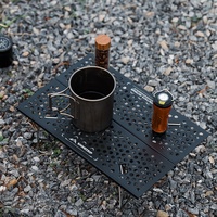 Mini table légère pliable, bureau à thé en alliage d'aluminium, pour camping en plein air, barbecue, meubles d'extérieur portables multifonctionnels