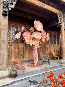 Flor Gigante L-139, Flor de Amapola Gigante de Simulación para Decoración Interior y Exterior, Decoración para Hogares y Hoteles - Product Image 5