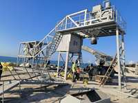 HZS stationnaire complètement automatique 25m3/h à 240m3/h Centrale à béton prête à l'emploi à vendre Centrale à béton avec silo à ciment
