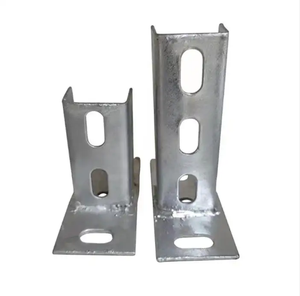 OEM ODM bảng điều khiển năng lượng mặt trời gắn kết quang điện hai lỗ/Ba lỗ/bốn lỗ cơ sở năng lượng mặt trời phụ kiện thép mạ kẽm góc khung - Product Image 1