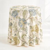 Nappes rondes en polyester personnalisées à faible MOQ pour événements de mariage, banquets et locations de fêtes