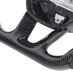 Volant intelligent LED personnalisé de luxe adapté aux <span class=keywords><strong>Dodge</strong></span> Charger Challenger Hellcat Durango <span class=keywords><strong>SRT</strong></span> 2015+ en fibre de carbone véritable - Product Image 5
