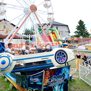 フライングカートレーラー4Pスピニングライド折りたたみ式遊園地フライングカー - Product Image 2