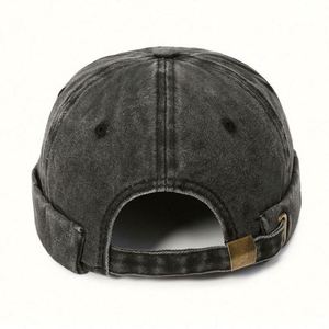 Gorra de Béisbol sin Visera de Mezclilla Lavada al por Mayor de Fábrica, Estilo Vintage, Personalizada, Deportiva, Formal, con Impresión Puff - Product Image 2