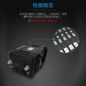 Batterie lithium-ion 12V 100Ah LiNiMnCoO2 pour systèmes électriques - Product Image 2