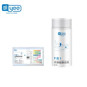 Yee 9 in 1 Aquarium Accessories Water Quality Test Kit Factory Wholesale Test Strip Paper