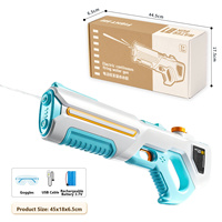 Pistol Air Anak-anak Elektrik Tembakan Berkelanjutan USB Isi Ulang Mainan Air Luar Ruangan Musim Panas Hadiah Pistol Air Grosir
