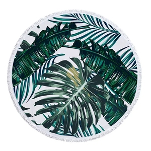 Tùy Chỉnh Nhanh Chóng Khô In Sợi Nhỏ Hồ Bơi Bãi Biển Khăn Cát Miễn Phí Vòng Tròn Thiết Kế Với Tua - Product Image 6