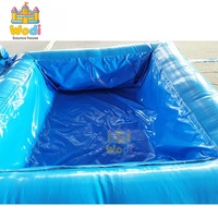 Toboggan aquatique gonflable pour piscine, qualité commerciale, PVC robuste, respectueux de l'environnement, taille personnalisée, garantie de 3 ans, pour location de fêtes pour enfants