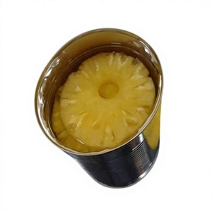 International Quality Bulk Order Factory Direct Canned <b>PINEAPPLE</b> SLICES in <b>Light</b> Syrup 20oz - Product Image 1