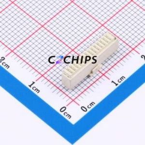 WAFER-SH1.0-14PLB Wire-to-Board Pin Header SMD,P=1mm Connector 1x14P 1mm Vertical Mount SH - Product Image 2