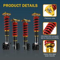 Amortiguadores GO Racing compatibles con Subaru Impreza GC8 GF8 WRX AWD de 1993-2001