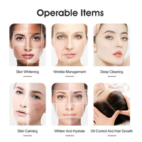 Meilleure vente Vibration à haute fréquence Nettoyage en profondeur des points noirs Boutons Soins du cuir chevelu Machine de beauté multifonction