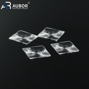 Venta al por mayor personalizable rectángulo asférico forma cuadrada acromático PMMA Fresnel lente LED iluminación proyector único cuadrado LED - Product Image 5