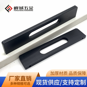 Aluminum Alloy Cabinet Handle Rectangle Bar Shape Durable Modern Design For Drawer Kitchen Cabinet Door Hardware Accessory - Product Image 5