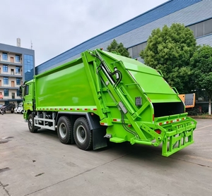 Camion à ordures compacteur SHACMAN F3000 6x4, 20 m³, chargement arrière, pour collecte des déchets et assainissement municipal - Product Image 4