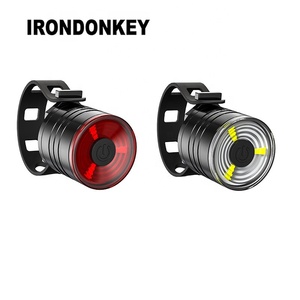 IRONDONKEY Aleación de aluminio Bicicleta Luz trasera Interruptor de tres velocidades Impermeable Ciclismo al aire libre Luces traseras Correr de noche Montar en bicicleta - Product Image 6