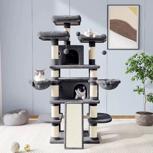 Gaya baru besar multi-lapisan mewah mewah pohon kucing penggaruk pohon kucing bingkai memanjat kucing tiang penggaruk - Product Image 1