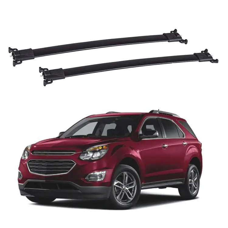 Traversa portapacchi compatibile con sponde laterali portapacchi portapacchi in alluminio per Chevy Equinox / GMC Terrain 2010-2017