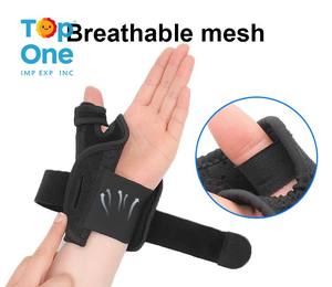 TopOne OEM ODM negro aliviar el dolor ortopédico suave médico mano Spica soporte cinturón férula muñeca pulgar Brace - Product Image 2