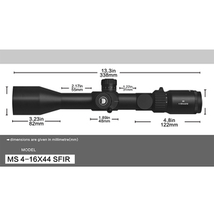 Discoveryopt Nuevo Visor Óptico MS 4-16X44SFIR de Segundo Plano Focal con Enfoque Lateral, Iluminación Roja y Verde, Resistente a Impactos, para Caza - Product Image 3