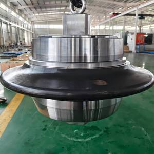 Tête de coupe à disque unique pour machine de tirage de conduites <span class=keywords><strong>TBM</strong></span> pour roche dure, usage construction, Qingyue OEM, 12,5 pouces, acier allié - Product Image 1