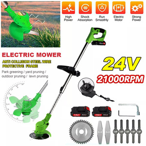 Cortadora de Césped Inalámbrica Portátil de 21V con Cable de Nylon de 120cm de Longitud para Uso Doméstico - Product Image 4