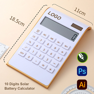 कस्टम लोगो अल्ट्रा पतला गोल्ड फ्रेम सौर संचालित दोहरी शक्ति 12-अंकों का डेस्कटॉप कैलकुलेटर प्रचार उपहार के लिए - Product Image 3