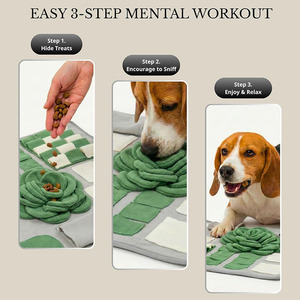 Alfombra Olfativa para Perros, Alfombra Interactiva para Alimentación Lenta, Estimulación Mental, Alivio del Aburrimiento para Perros - Product Image 4