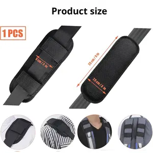 コンフォートクッションメッシュ肩ストラップパッド生地バックパックバッグアクセサリー保護機能付き - Product Image 2