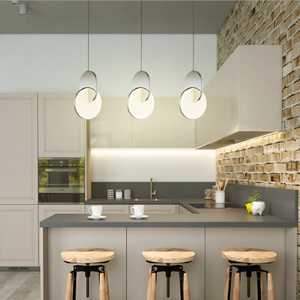 โคมไฟระย้าแบบหัวเดียวทันสมัย,โคมไฟโถงทางเดินร้านขายเสื้อผ้าอะคริลิคสร้างสรรค์ห้องนอนสไตล์นอร์ดิก - Product Image 2