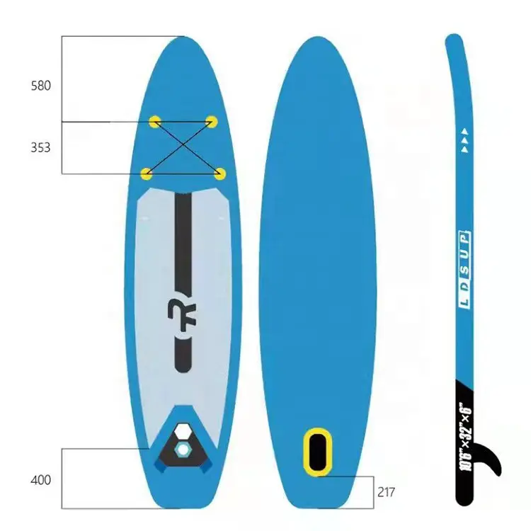 Placas de surf infláveis luxuosas personalizadas, placa de remo de pé, ponto da gota, placa de surf inflável